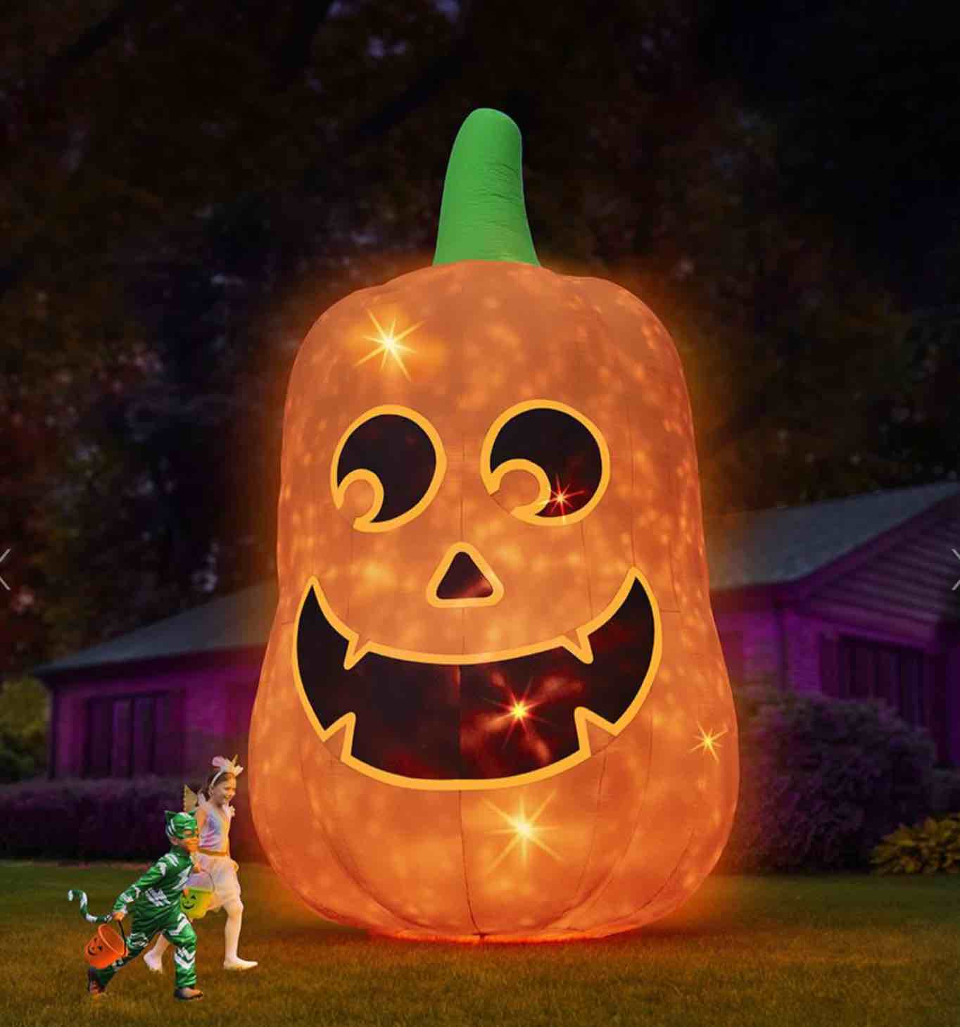 The 16' Glowing Inflatable Jack O' Lantern