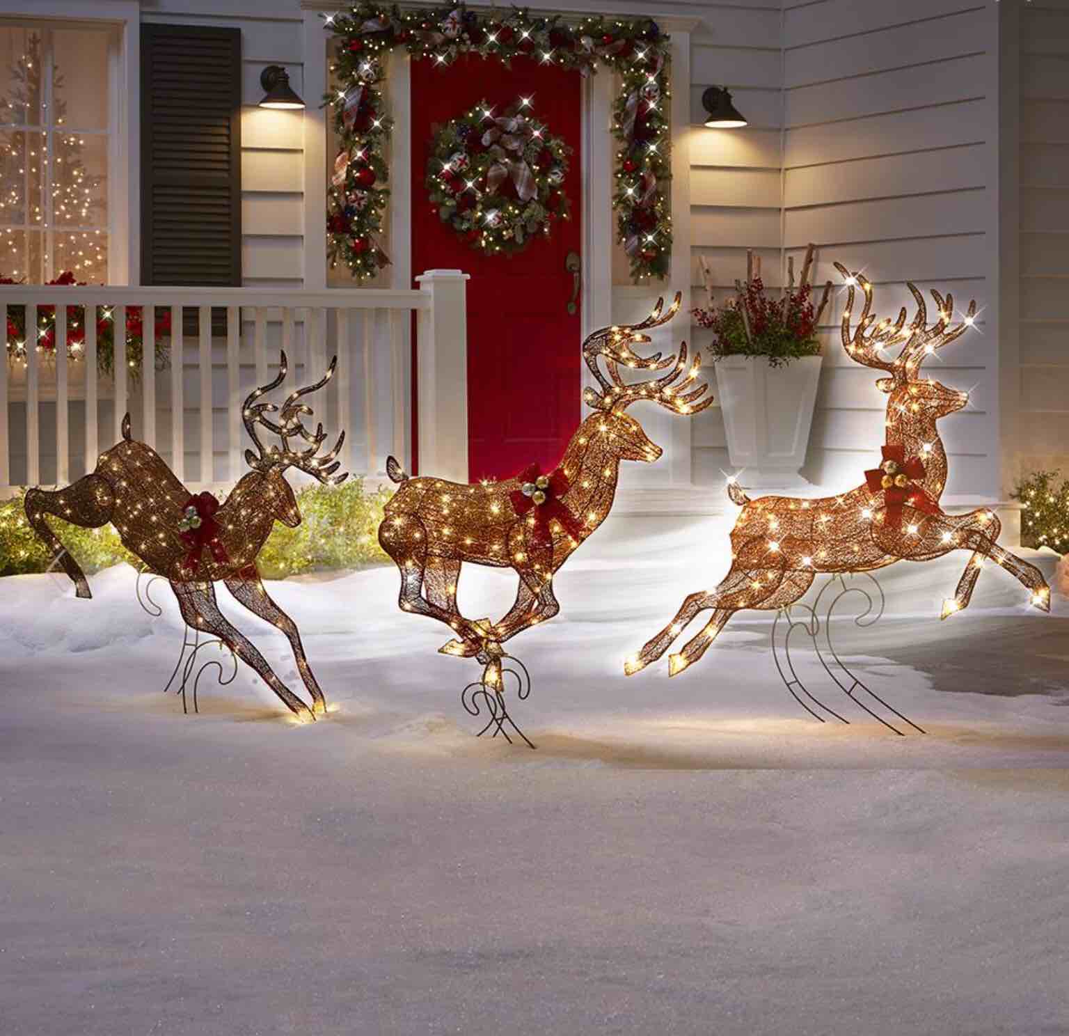 The Choreographed Illuminated Galloping Reindeer
