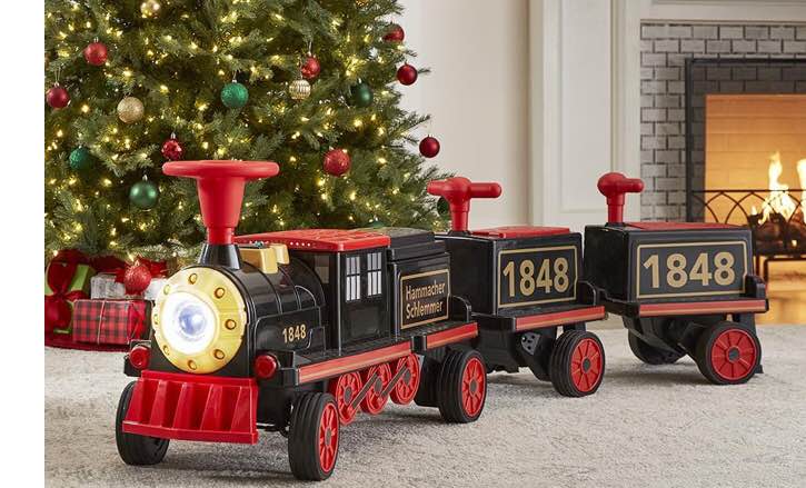Hammacher Schlemmer Four Passenger Electric Ride On Train