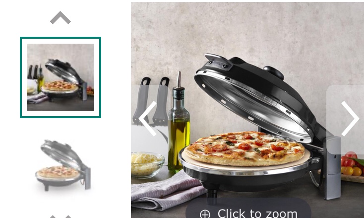 Italian Countertop Pizza Oven (Black)
