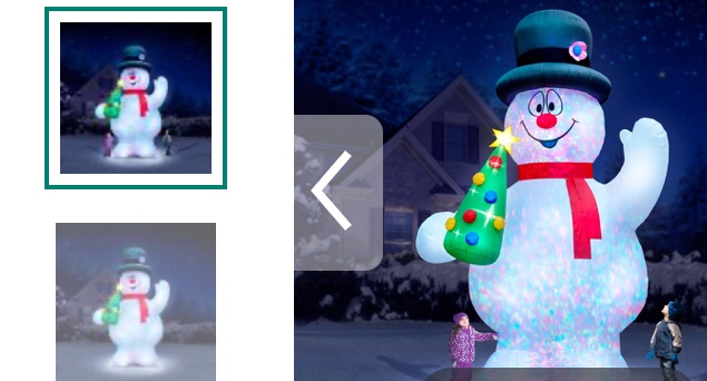 16' frosty the snowman lightshow