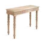 Patresa 36 in. Brown Rectangle Solid Wood Console Table