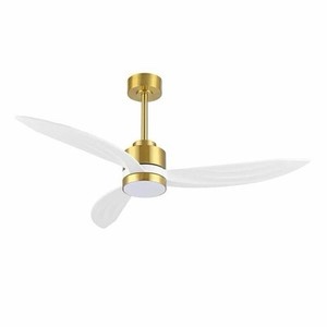 64 in. LED Indoor White Ceiling Fan with Remote64