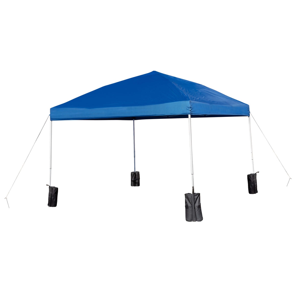10'x15' Pop Up Event Straight Leg Canopy Tent with Sandbags and Wheeled Case