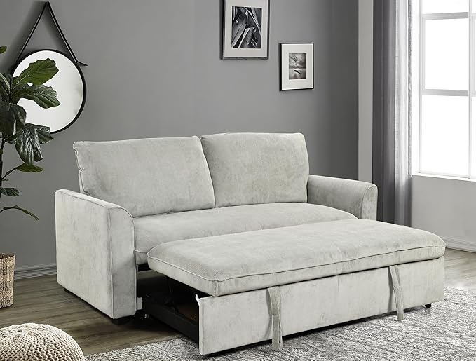 (similar incomplete)Convertible Sleeper Modern Fabric Loveseat Futon Sofa Couch w,Pullout Bed