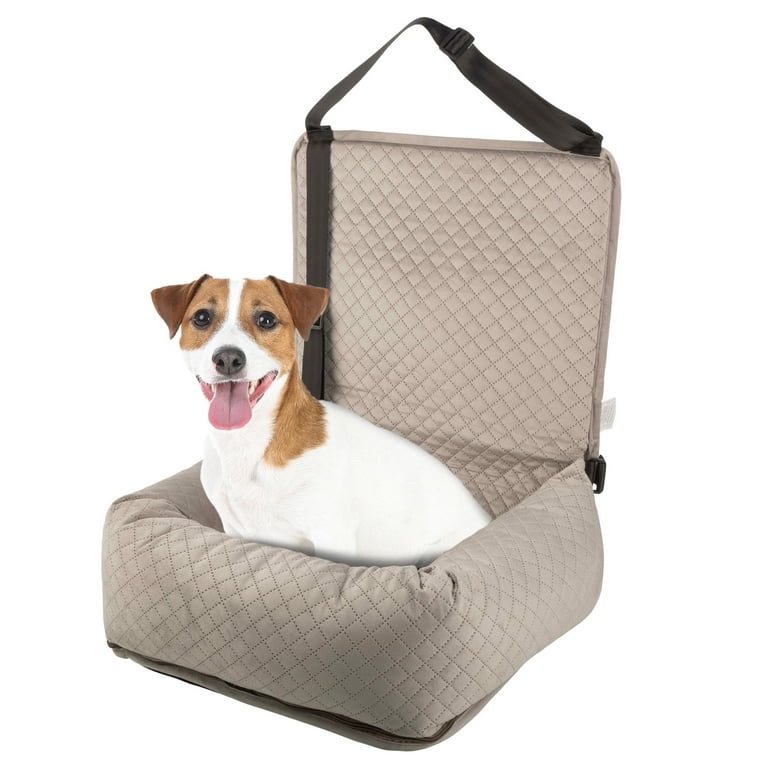 PETMAKER Dog Car Seat for Small to Medium Cats and Dogs up to 44lbs (Gray