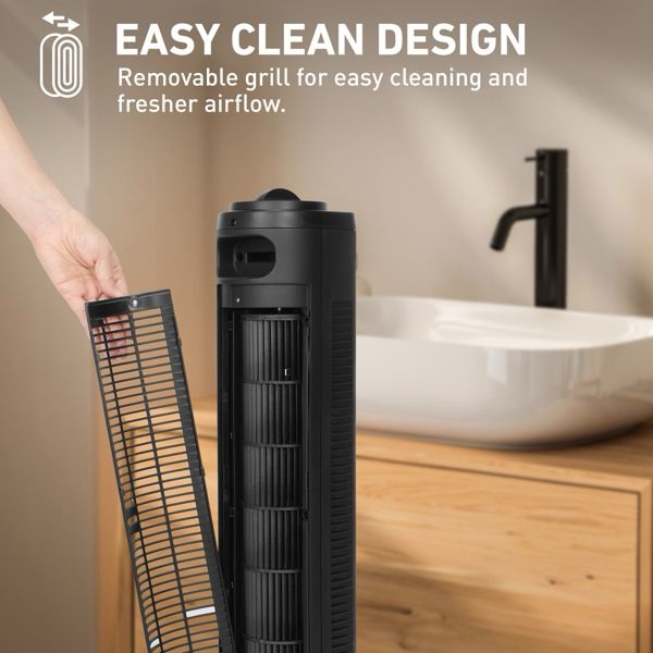 Holmes 29" Manual Tower Oscillating Fan(Dirty and incomplete