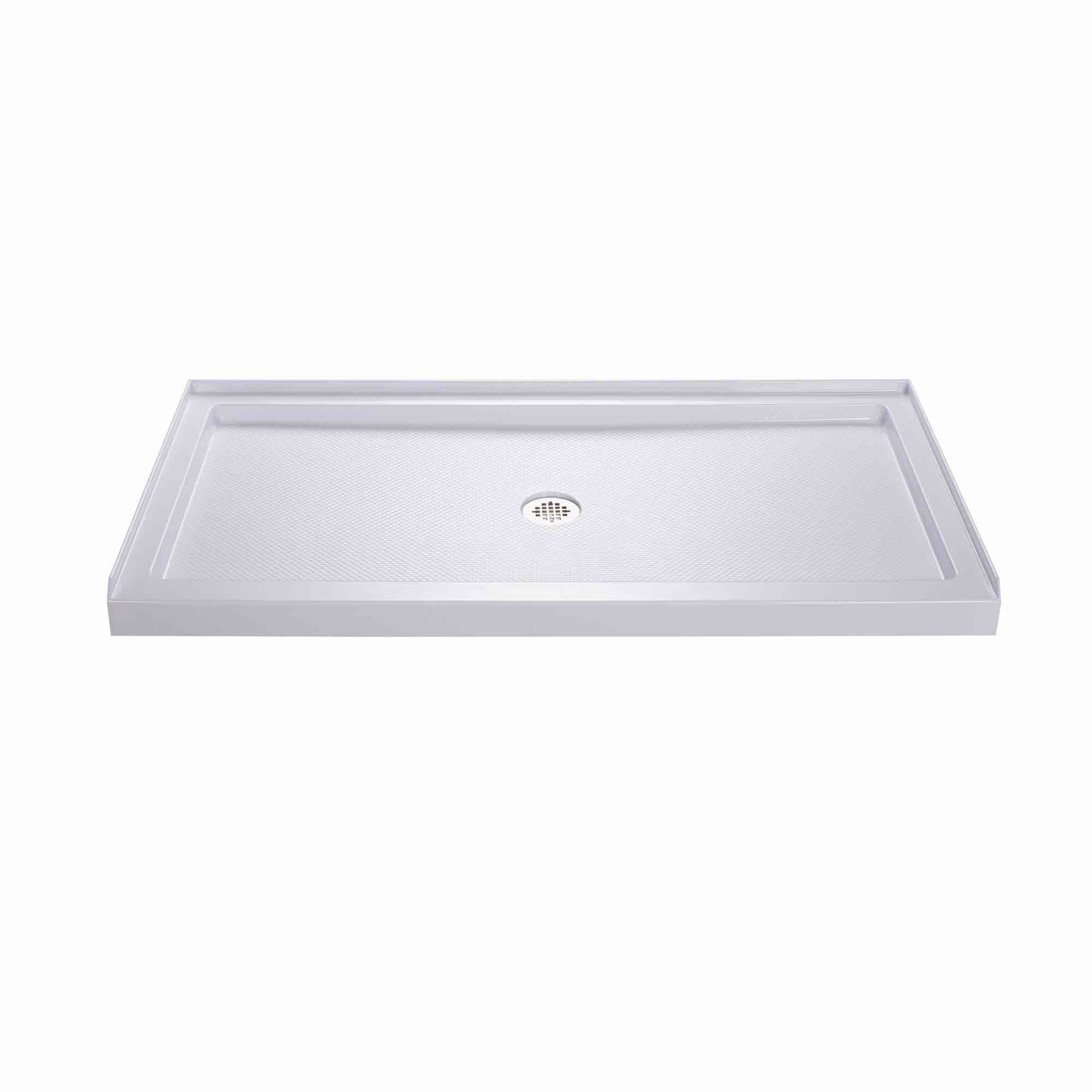 dreamline dlt-1132600 slimline single threshold shower base 32" x 60" x 2 3/4" in white - center drain