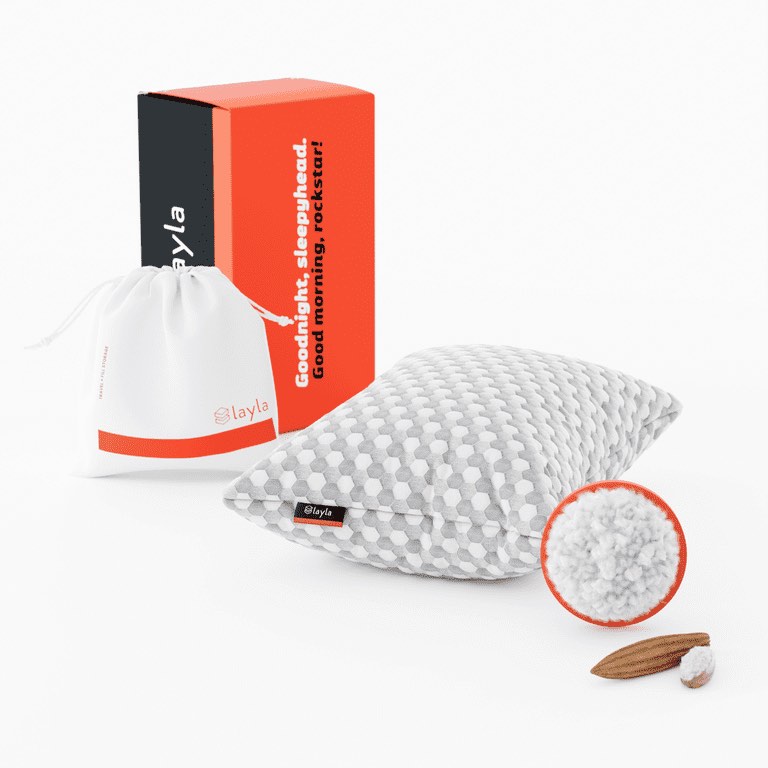 layla sleep kapok pillows | cooling capabilities | comfortably adjustable |size: standard/queen