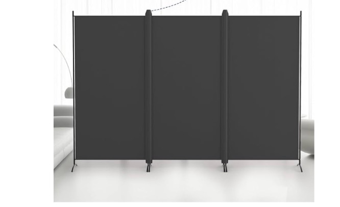 Kokorona 3 Panel Room Divider, 6ft Tall Folding Privacy Wall Dividers, Portable Privacy Screen, Freestanding Room Divider for Partitioning