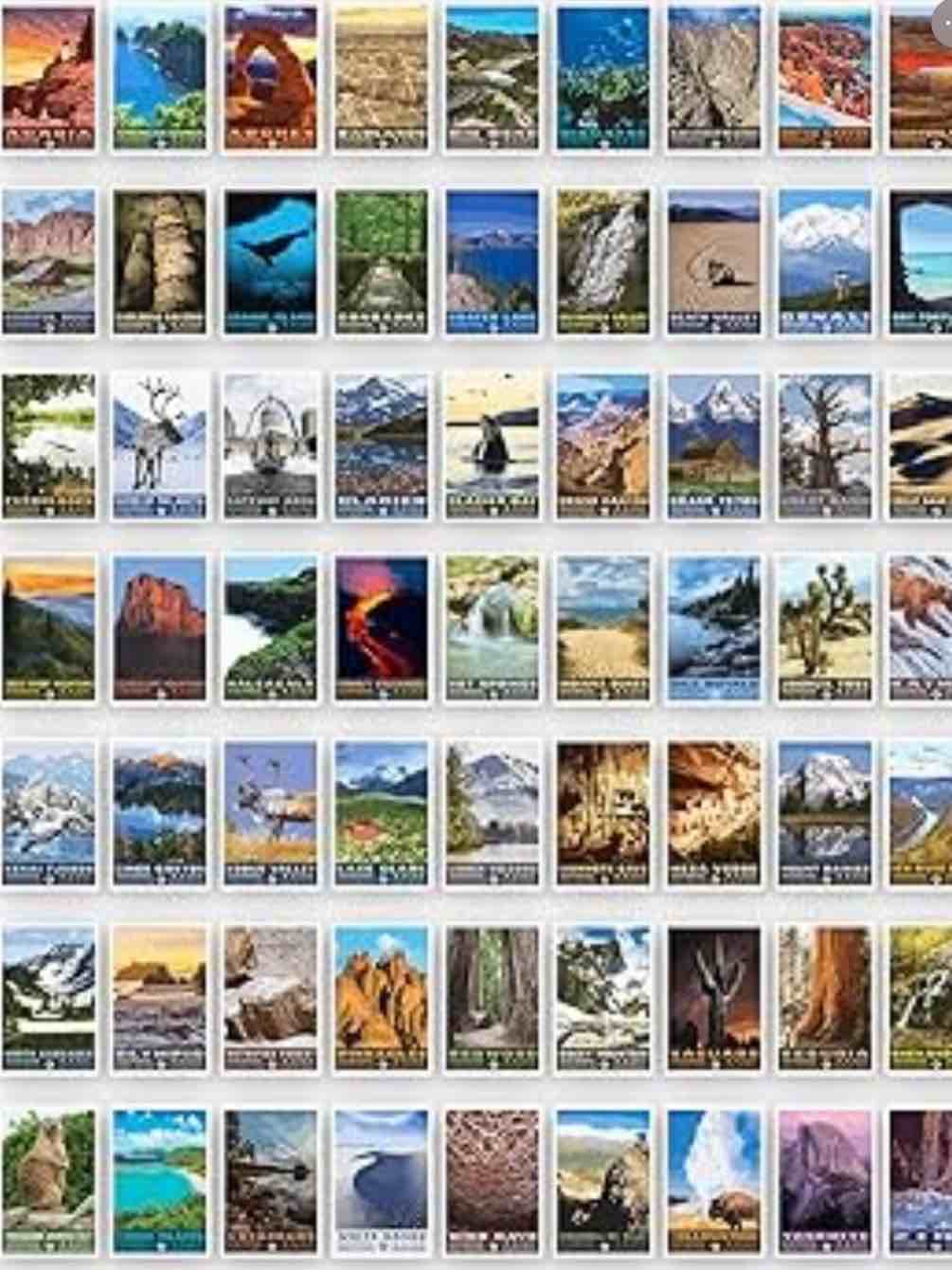 Yosemite National Park Poster Art Print Retro Mountain Lake Wall Art Vintage Decor Nature Landscape Picture For Bedroom Bathroom Office Home 48 (Yosemite, 16 x 20 inches, Unframed)