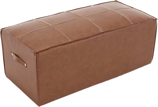 Casmir Genuine Leather Bench