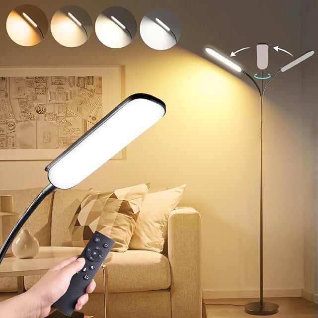 Tortora Dimmable LED Floor Lamp