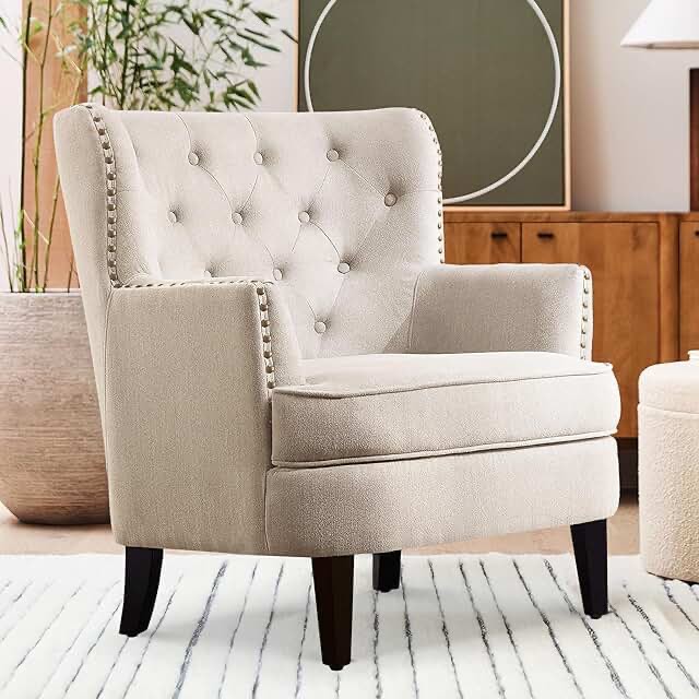 Havva 21.65'' Wide Tufted Armchair