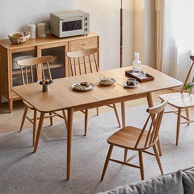 Padget Folding Solid Wood Dining Table