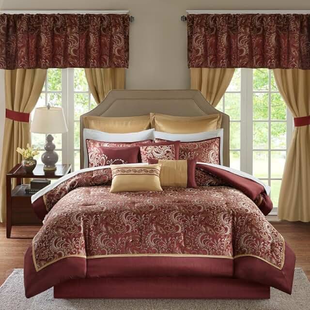 Embroidered 24 Piece Room in a Bag Comforter Set