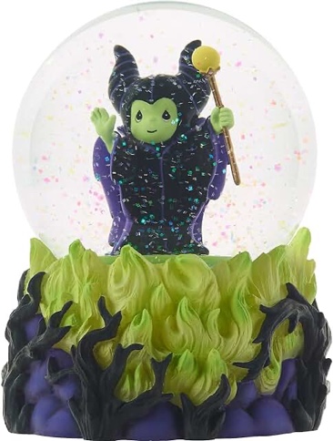 Disney Maleficent Musical Precious Moments Snow Globe
