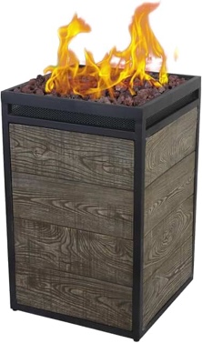 Anasofia Fiona Outdoor Outdoor 30,000 BTU Square Fire Column