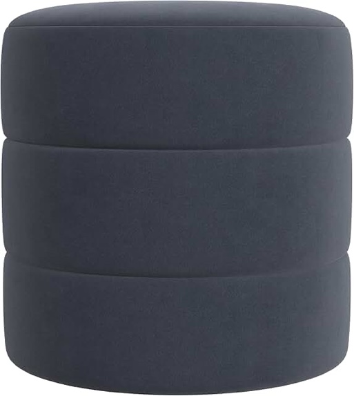 Gotch 15.7'' Wide Velvet Round Footstool Ottoman