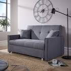 SOFA BED, DARK GREY, INCOMPLETE 