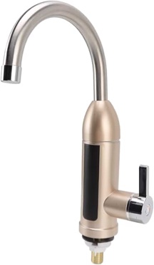 Instant Hot Faucet with Arc Spout