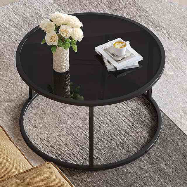 Palma Black Coffee Table Top