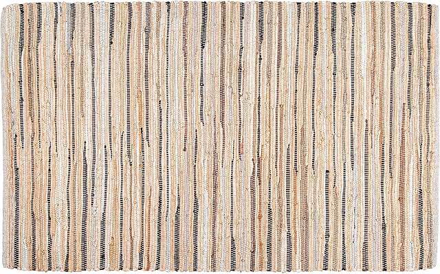 Estremera Hand Woven Cotton Striped Rug