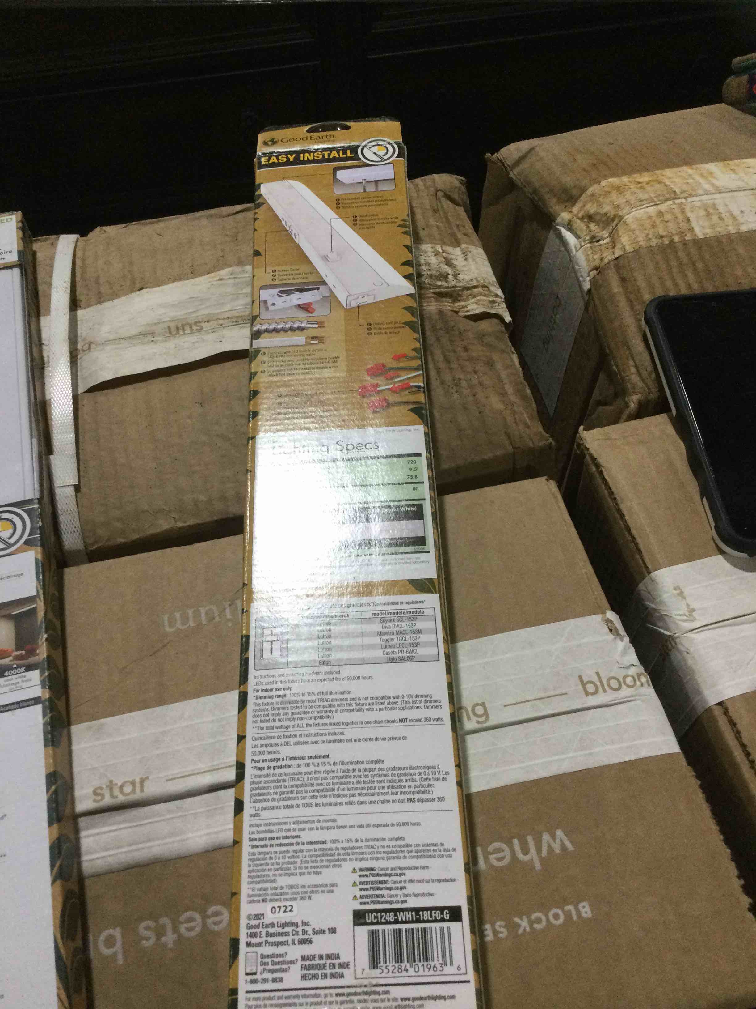 good earth led bar light 18”