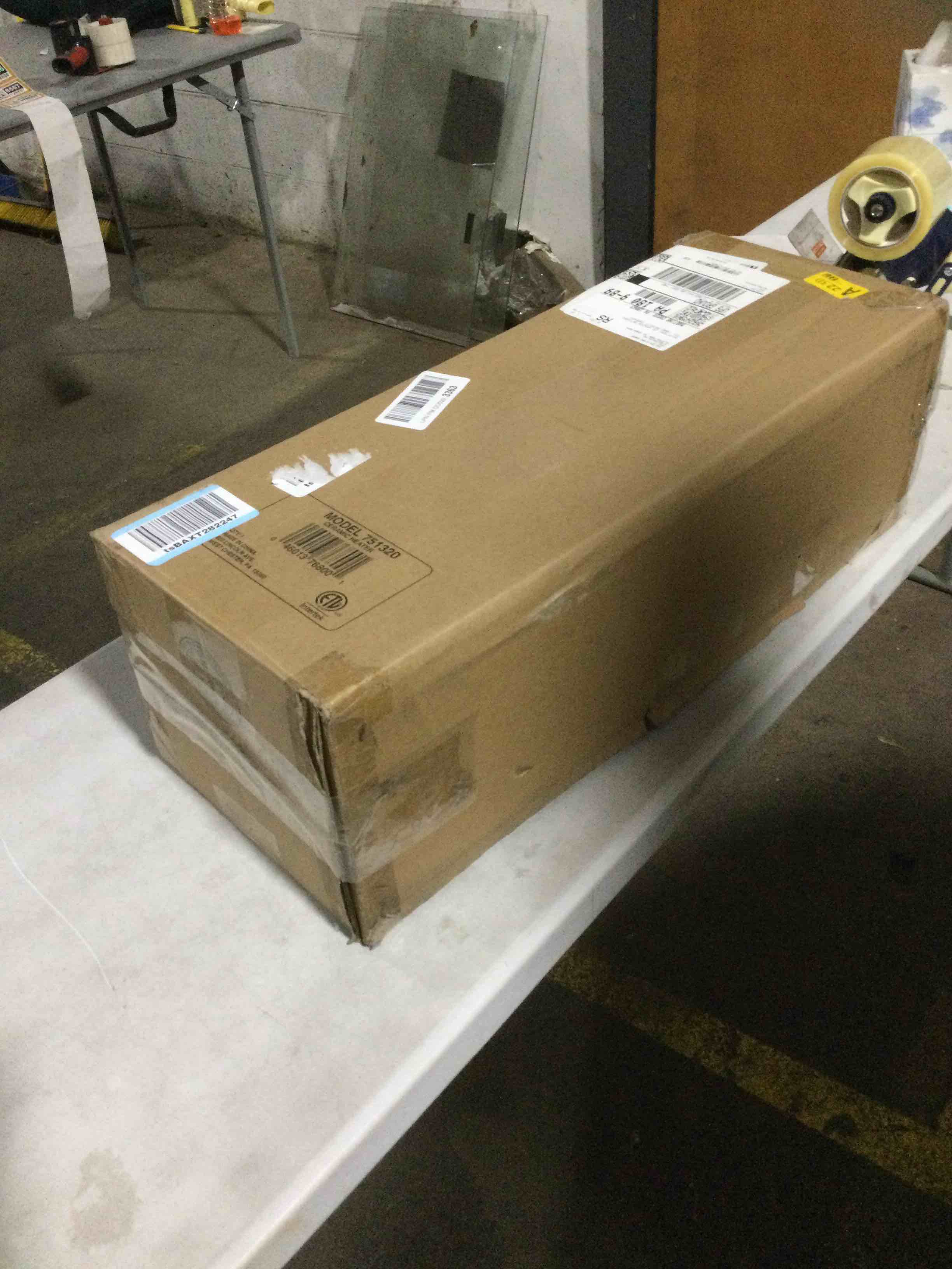 Lasko Oscillating Ceramic Tower Space Heater for Home with Adjustable Thermostat, Timer and Remote Control, 22.5 Inches, Grey/Black, 1500W, 751320