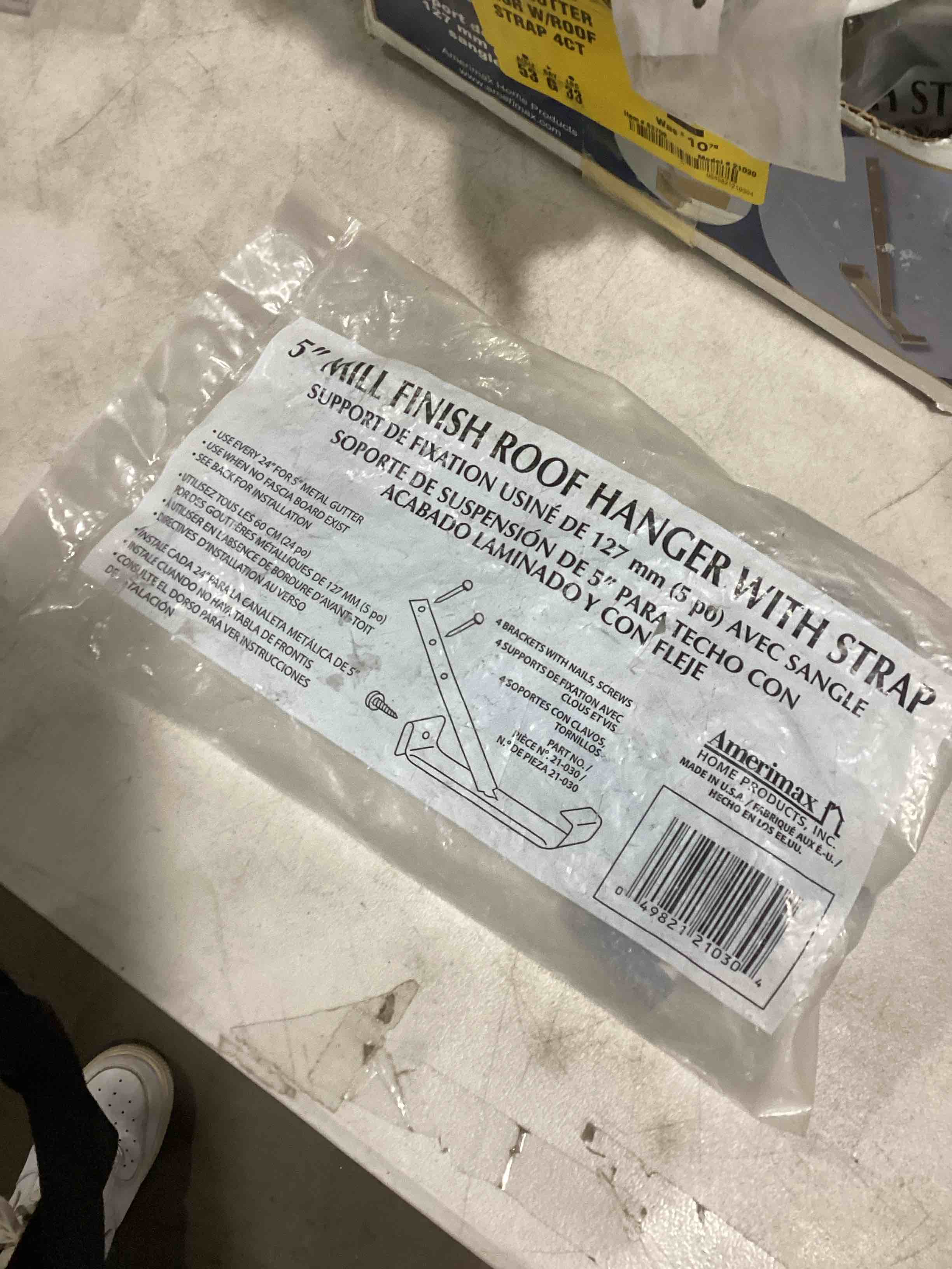 AMERIMAX HOME PRODUCTS 21030PK 5-Inch Aluminum Roof Hanger, 4-Pack