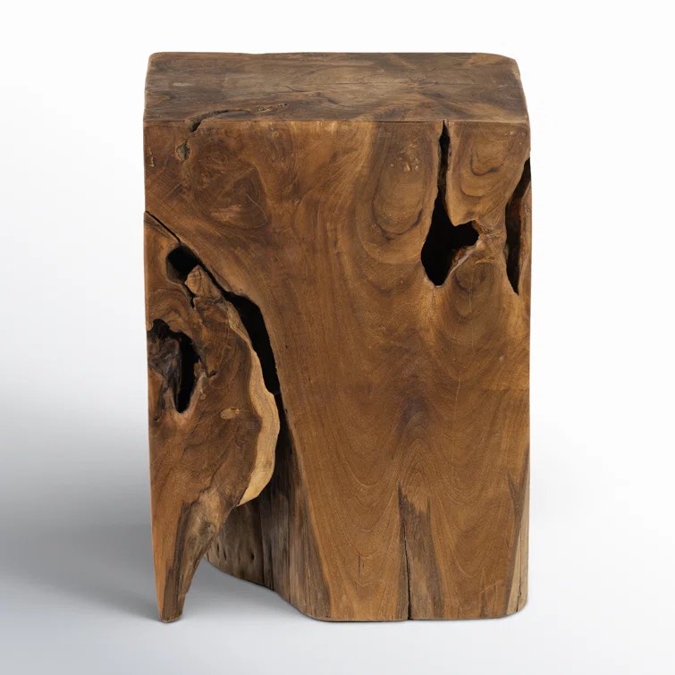 Bloomsdale Teak Solid Wood Side Table