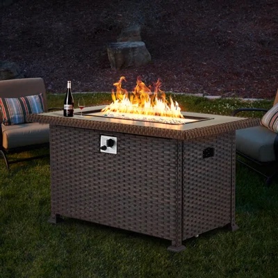 Fire Pit Table Auto-Ignition Propane Gas Fire Pit Table