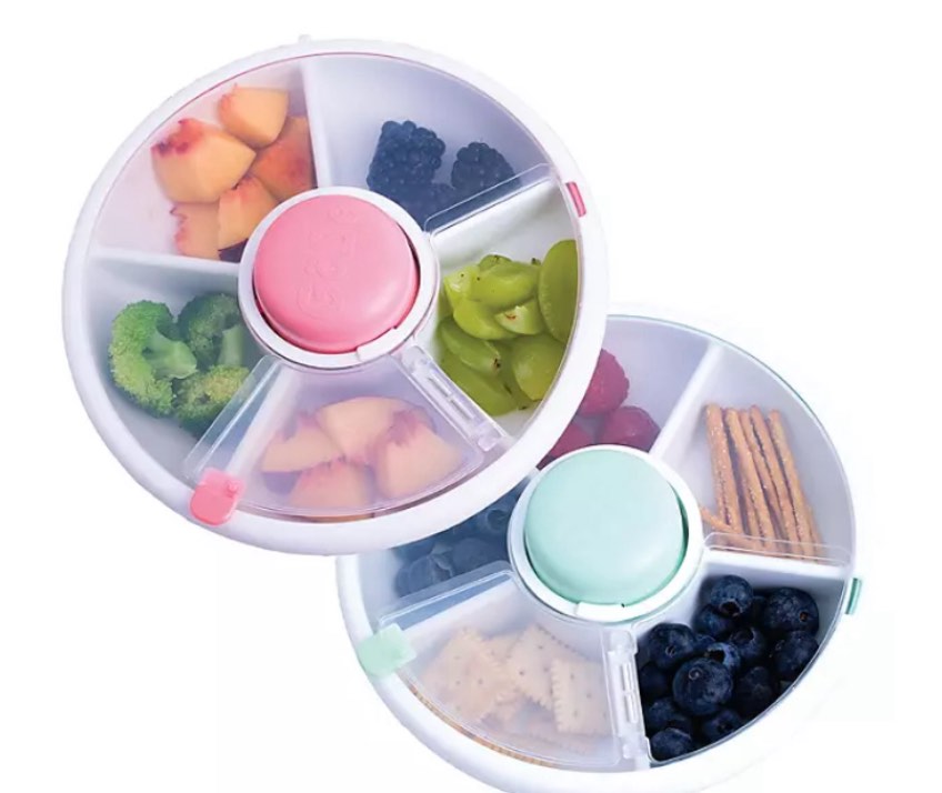 GoBe Kids Original Snack Spinner, 2-Pack, Assorted Color