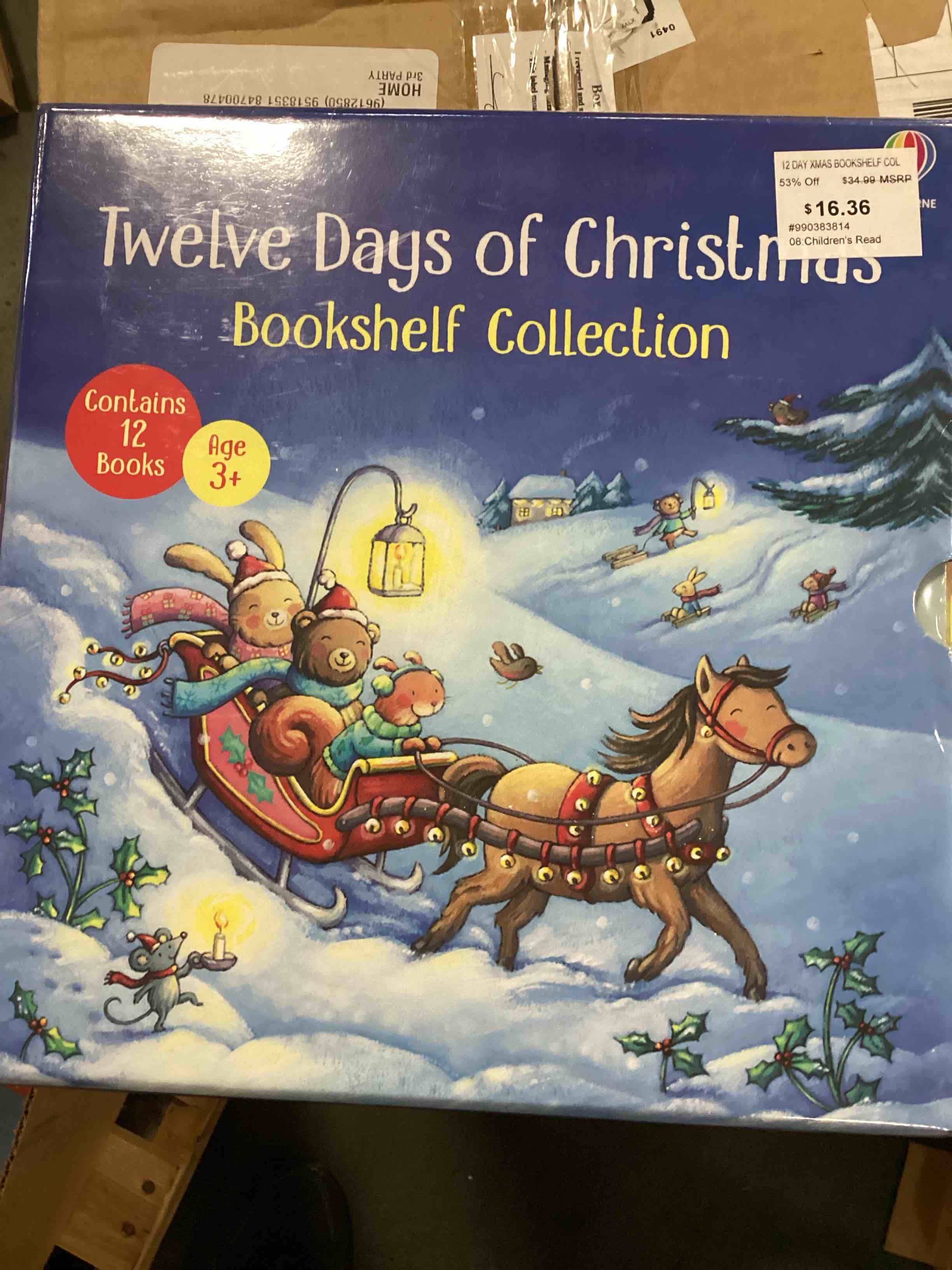  Twelve days of Christmas contains 12  book 