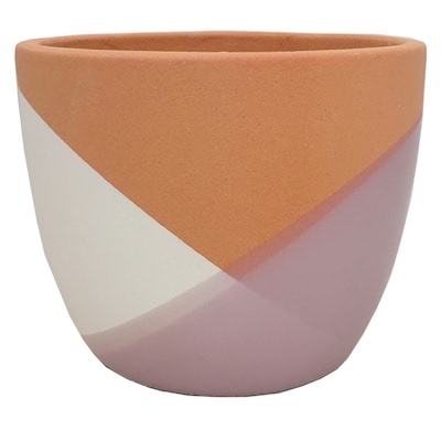 Origin 21 Round 8.1-Inches W Small Multiple colors/finishes Ceramic Indoor/Outdoor Planter