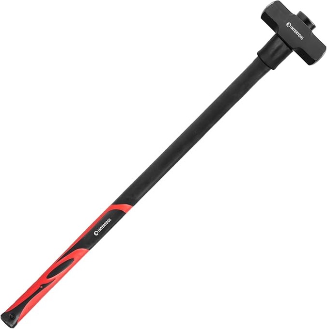 Sledgehammer, Demolition, Stake Driving, Reinforced Steel, 36” Shock Absorbing NonSlip Handle HT-0243