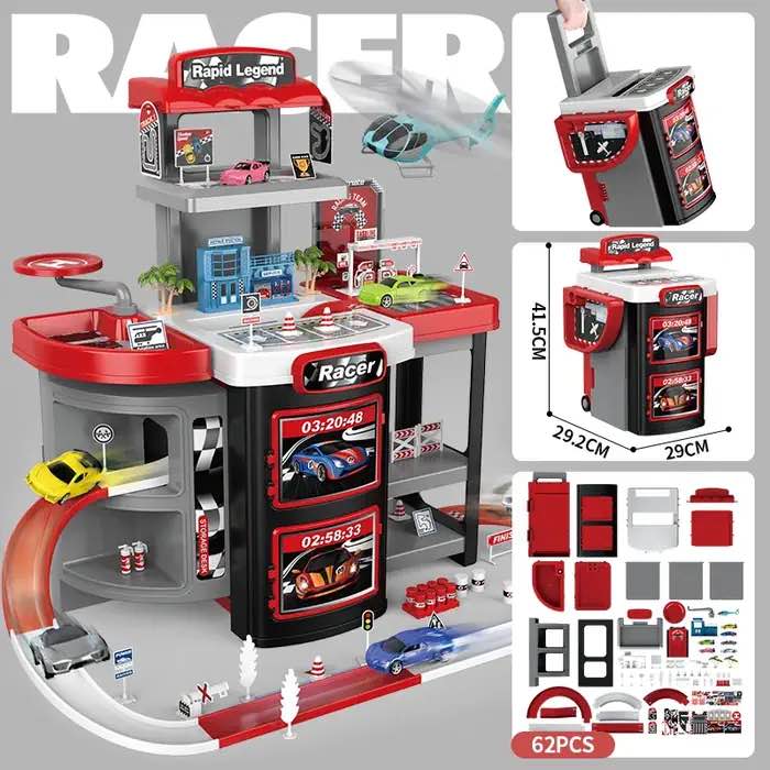 Kids Storage Desk Playset | 3-Years Up | Fun Learning