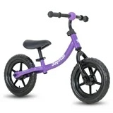 JOYSTAR 12 Inch Balance Bike for 18months, 2, 3, 4, and 5 Years Old Boys and Girls - Lightweight Toddler Bike with Adjustable Handlebar and Seat - No Pedal Bikes for Kids Birthday Gift Purple