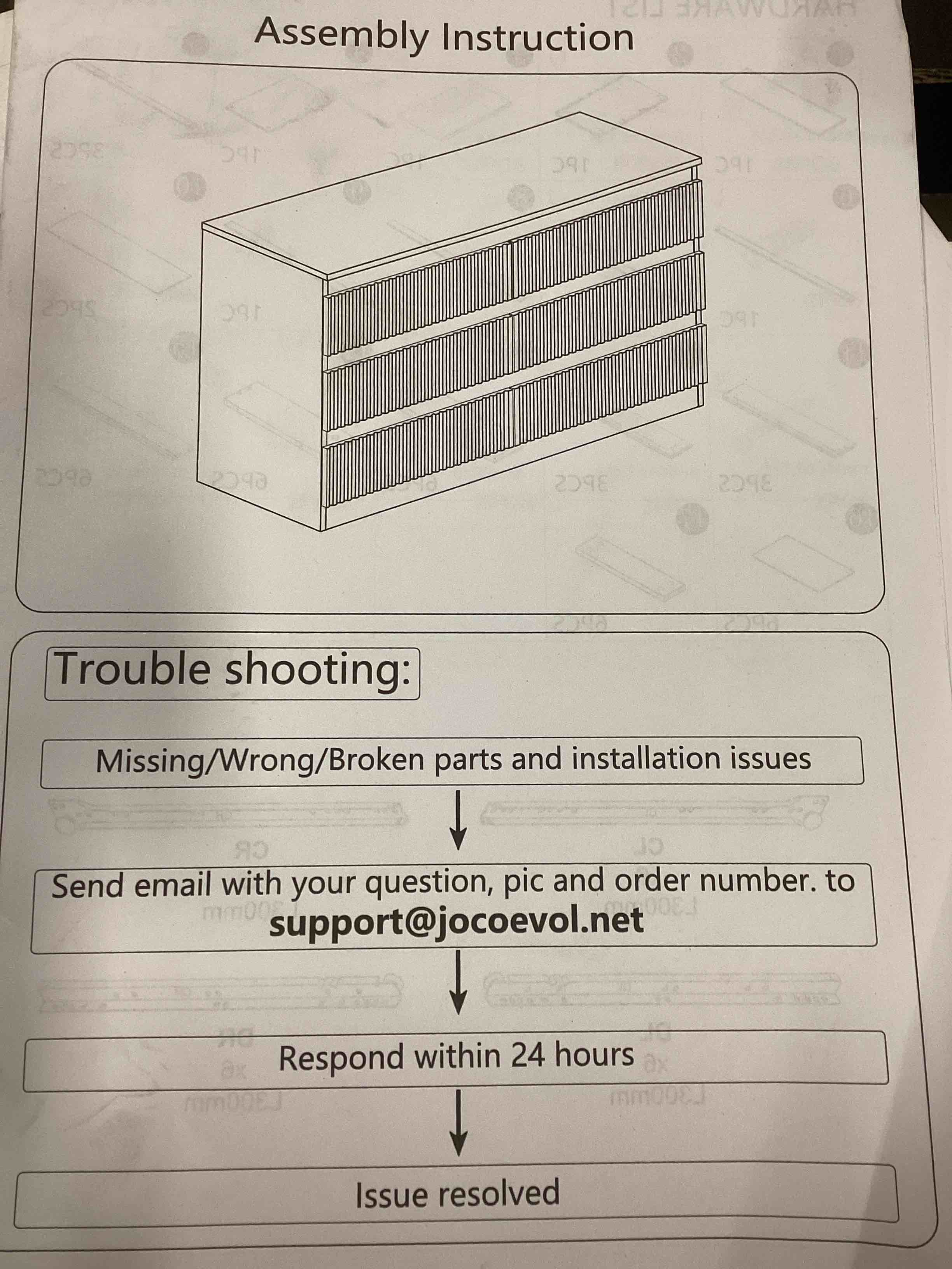 Dresser for Bedroom, Modern 6 Drawer Double Dresser for Bedroom, Wide Wood Chest of Drawers