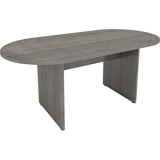 Lorell Essentials Conference Table, Weathered Charcoal