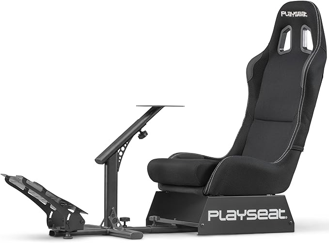 Playseat Evolution Sim Racing Cockpit | Comfortable Racing Simulator Cockpit | Compatible with All Steering Wheels & Pedals on The Market | Supports PC & Console | Actifit Edition