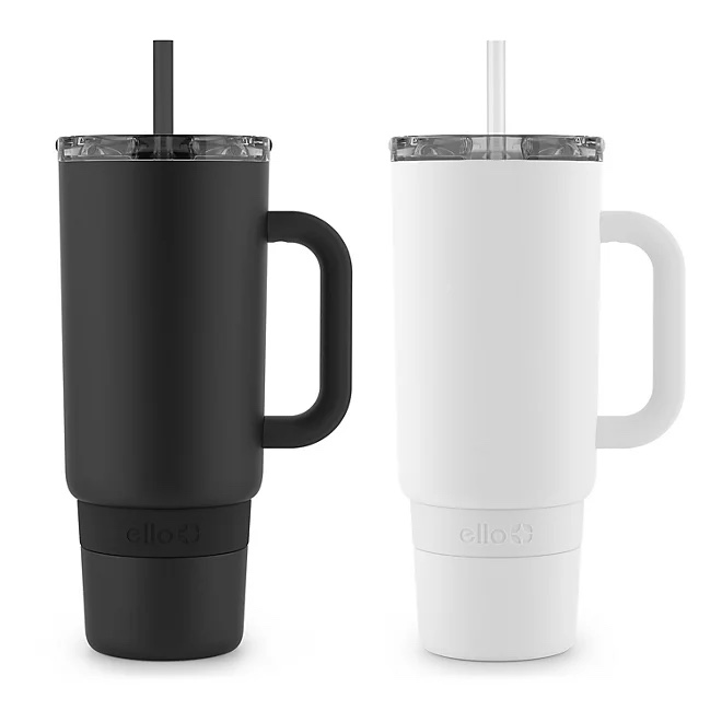 Ello Port 40-oz. Stainless Steel Tumbler with Handle, 2 pk.