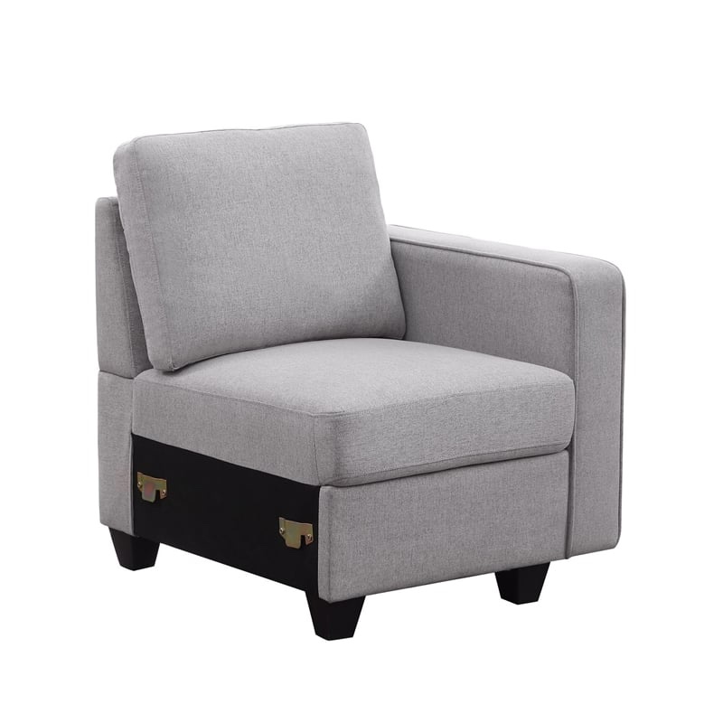 Fabric Linen Reversible Modular Modern Style Sectional Sofa-Light ...( incomplete otro color