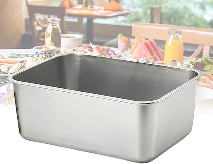 Commercial 1 Pack Hotel Pan “ Deep Steam Table Pan Full Size With Lid 17.7 X 13.7 X Inch Hotel Pan (Color : 20cm Deep, Size : 40 * 30)