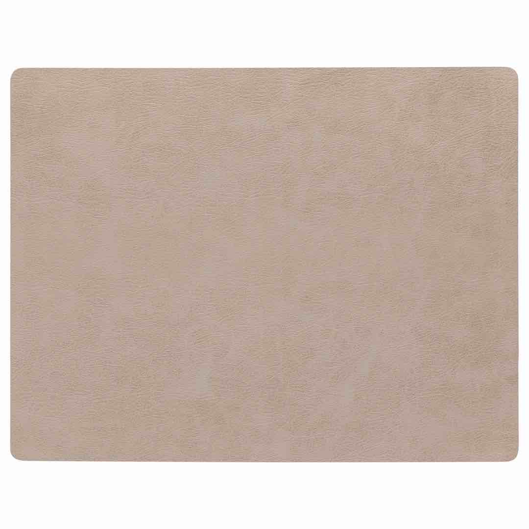 Costa Nova Sela Faux Leather Placemats Set of 2 (Light Gray)