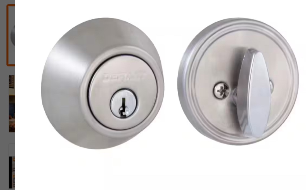 Stainless Steel Single Cylinder Deadbolt