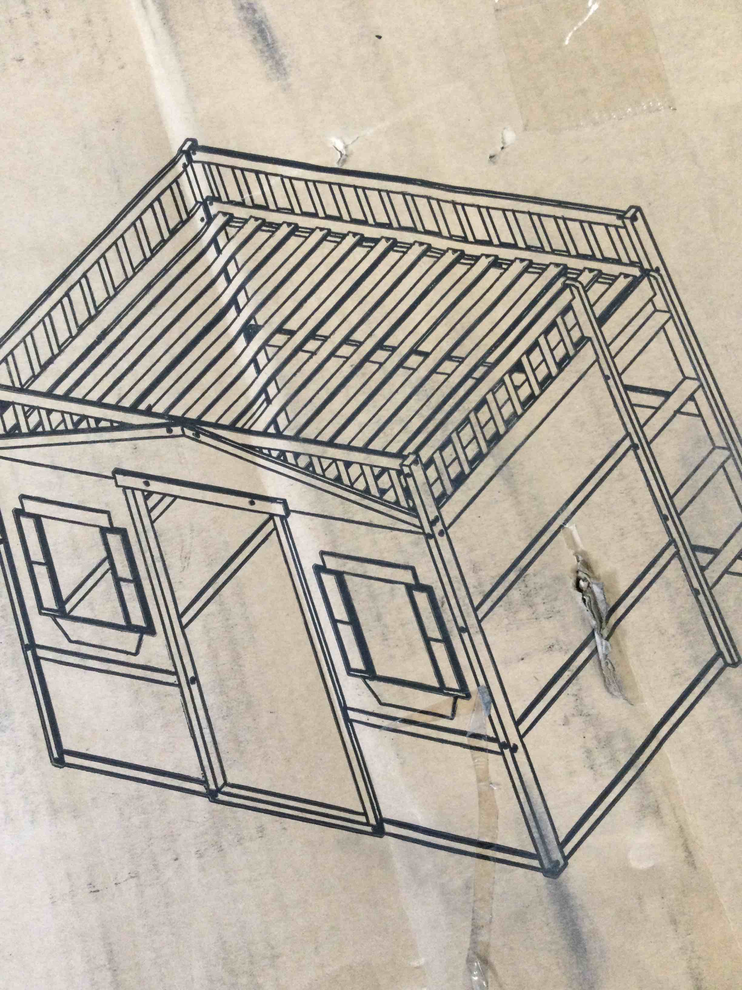 Full House Bed Similar ( incomplete Box 1 of 2)