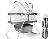 BESREY 3-in-1 Portable Baby Bassinet Baby Cot BR-S514-2 Grey - NEW/DAMAGED BOX