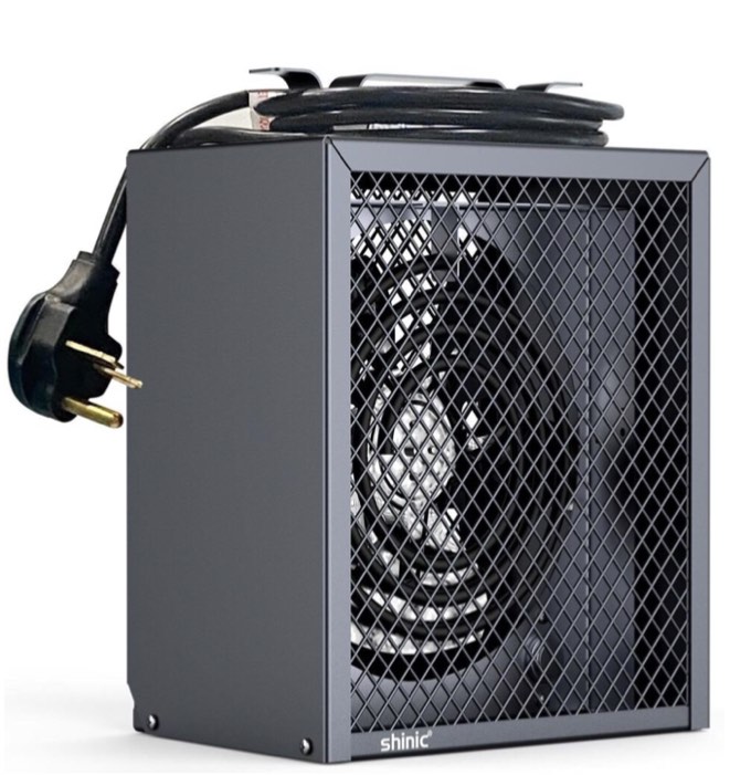 Shinic 240V Electric Garage Heater, 4,800W Fan-Forced Industrial Heater with ..