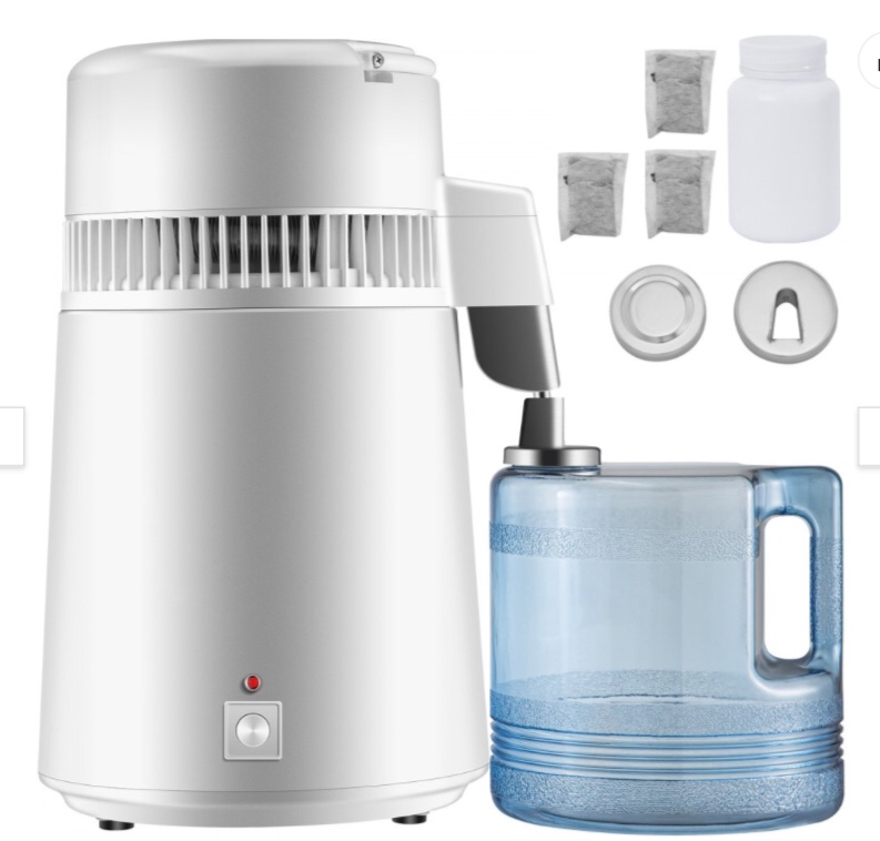 Newest 4L Dental Medical Pure Water Distiller All Stainless Steel Internal